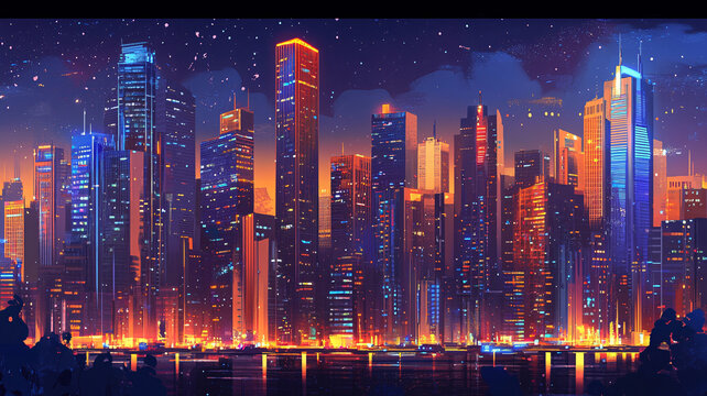 城市夜景