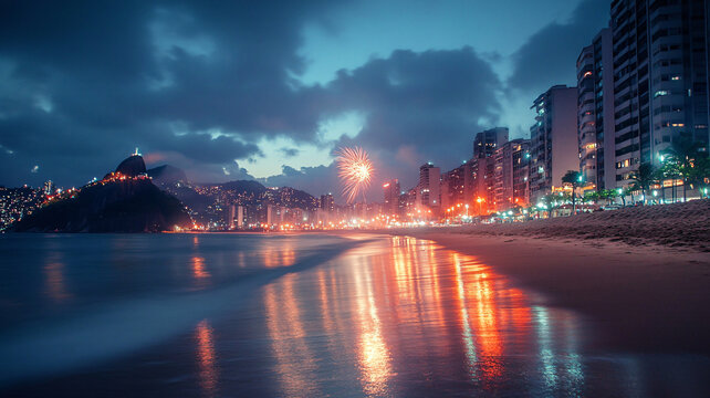 海岸線夜景