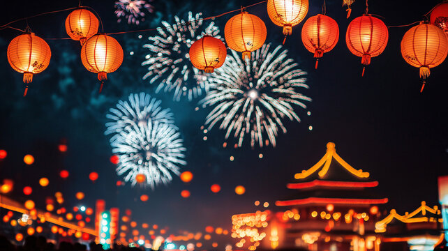 春節(jié)煙火