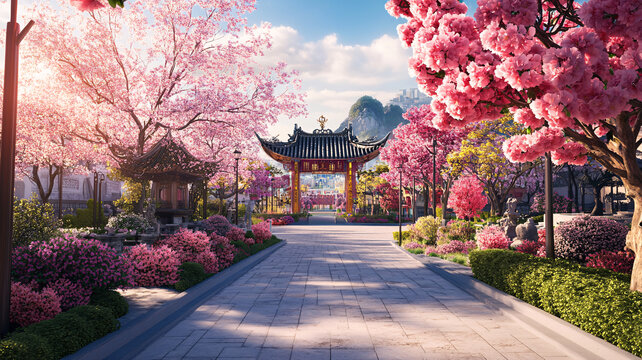 山門效果圖