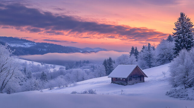 唯美的雪景