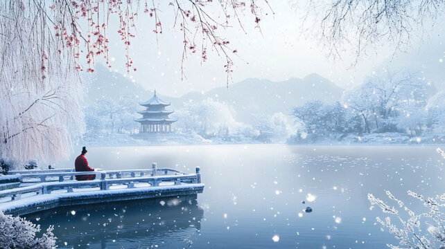 冬天雪景