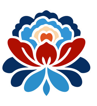 花朵紋設(shè)計(jì)傳統(tǒng)紋樣eps格式矢量文件