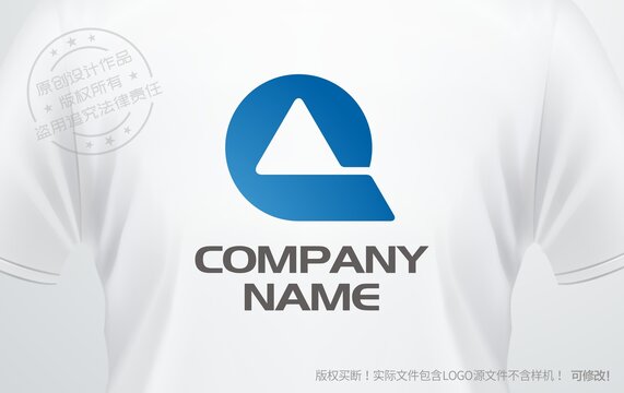 Q字母logo三角形標(biāo)志設(shè)計(jì)