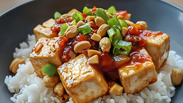 麻辣豆腐蓋澆飯