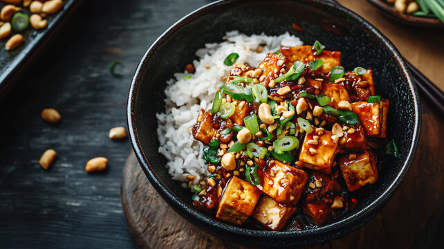 麻婆豆腐拌飯