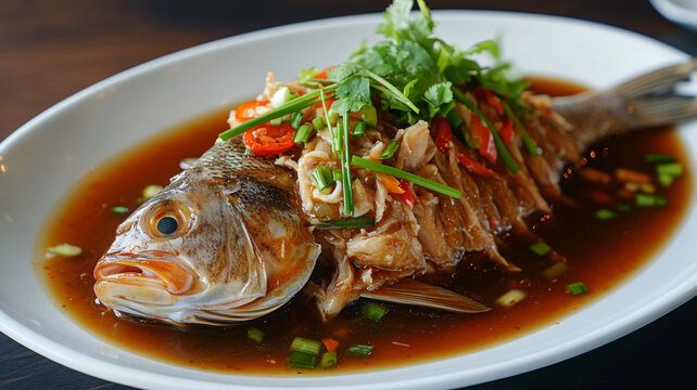 堂灼鱸魚(yú)