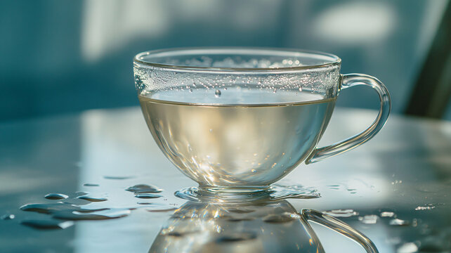 逆光茶湯