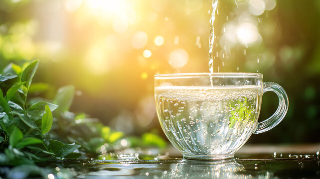 逆光茶湯