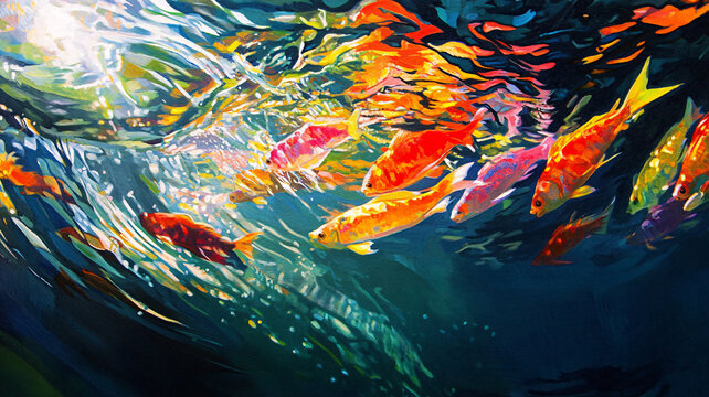 鯉魚(yú)群