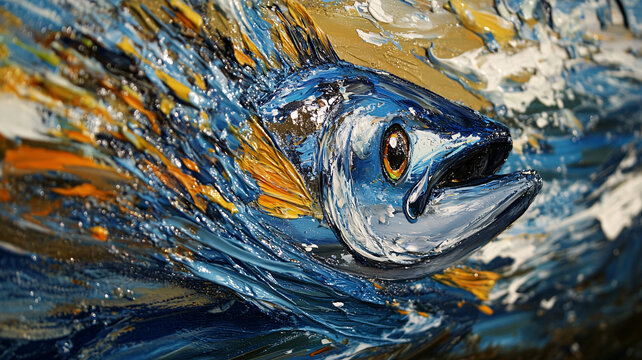 黃鰭金槍魚游動(dòng)