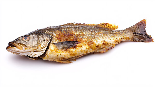 鱸魚(yú)白底圖片
