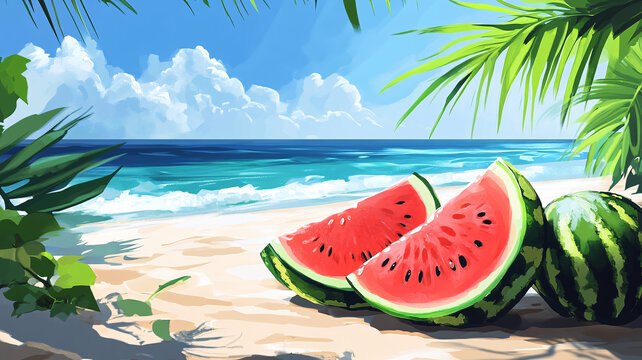 夏日西瓜