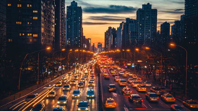 下班車流