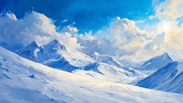 雪山