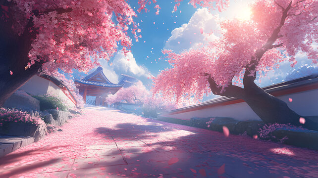 古風(fēng)場(chǎng)景春暖花開(kāi)