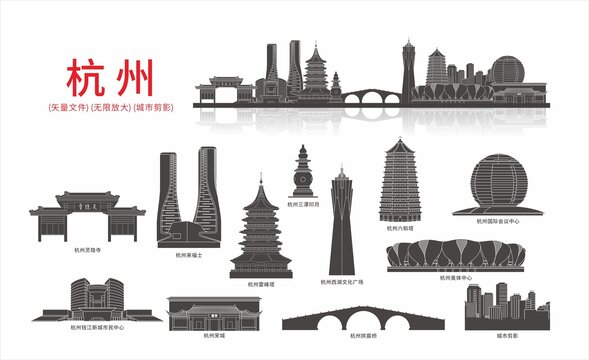 杭州城市剪影