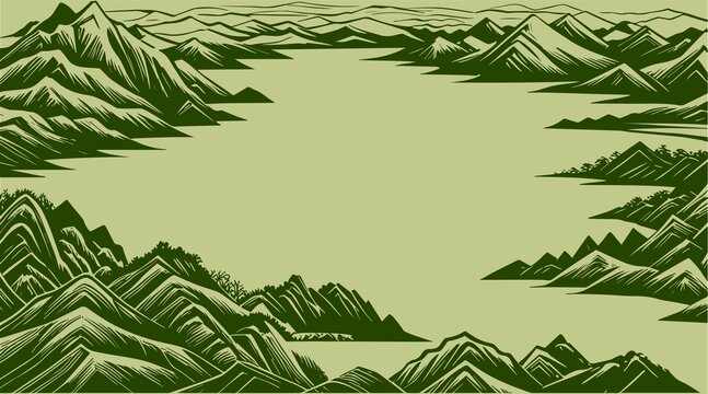 山背景