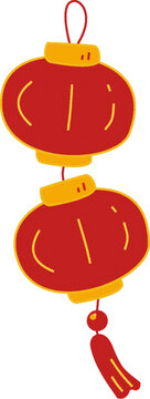 兩個(gè)紅燈籠