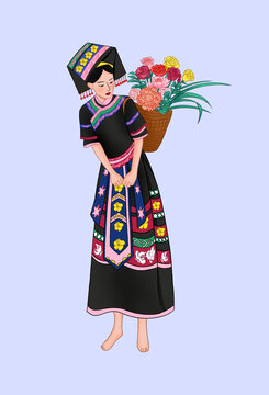 布依族插畫設(shè)計