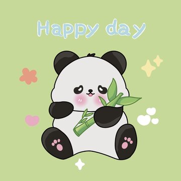 國(guó)寶熊貓吃竹子