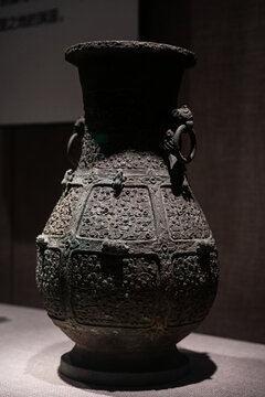 銅壺戰國文物四川成都博物館