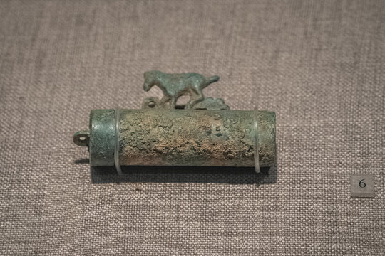 銅盒戰國至西漢文物四川成都博物館