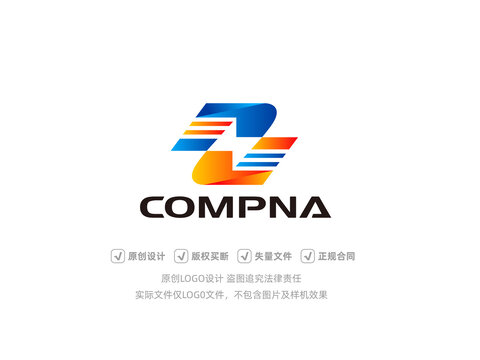 ZJ字母LOGO