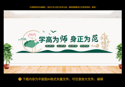 師德師風(fēng)文化墻