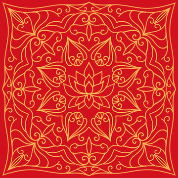 蓮花紋樣圖案設(shè)計(jì)中國(guó)風(fēng)包裝設(shè)計(jì)