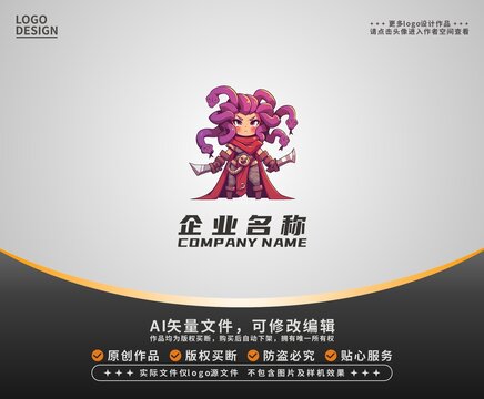 卡通蛇戰(zhàn)士LOGO