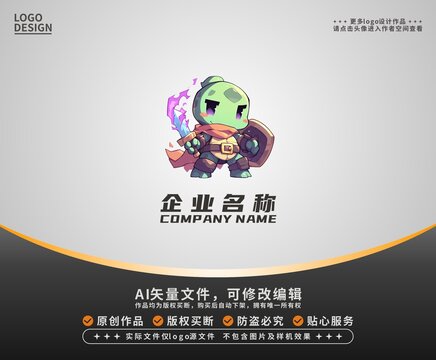 卡通烏龜戰(zhàn)士LOGO