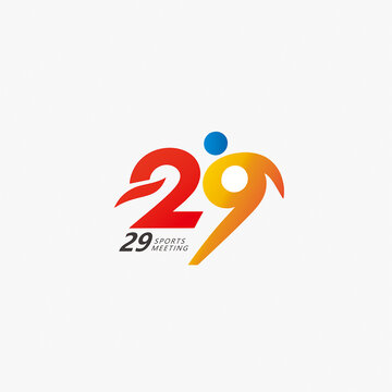 29屆中小學(xué)校園田徑運(yùn)動(dòng)會(huì)會(huì)微標(biāo)LOGO