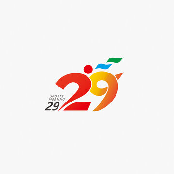 29屆中小學(xué)校園田徑運(yùn)動(dòng)會(huì)會(huì)微標(biāo)LOGO