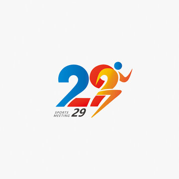 29屆中小學(xué)校園田徑運動會會微標(biāo)LOGO