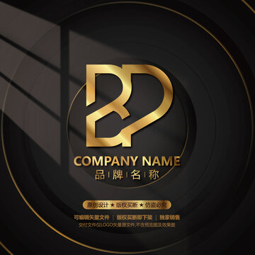 家居裝飾字母bp標志