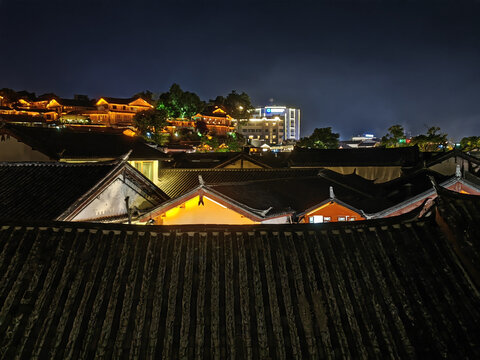 古城夜景