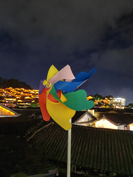 古城夜景