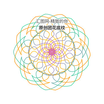 團(tuán)花背景