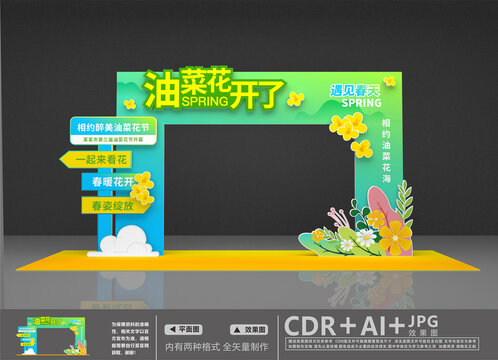 油菜花門頭