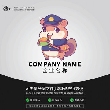 食品外賣卡比巴拉LOGO
