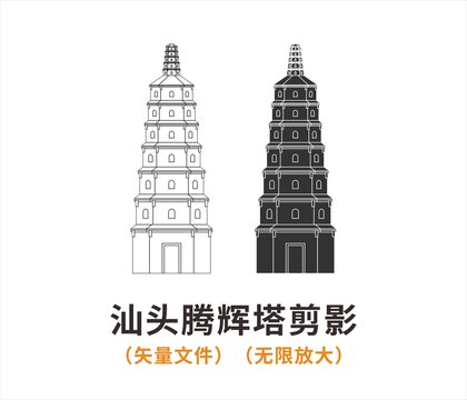 汕頭騰輝塔剪影