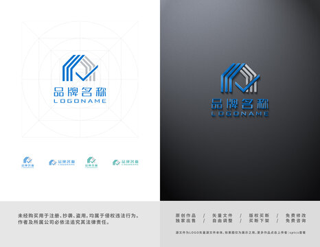 家居建材房產(chǎn)中介LOGO