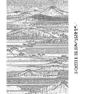 藝術線條山雜點壓紋肌理紋