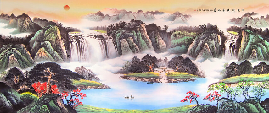 聚寶盆風(fēng)水畫