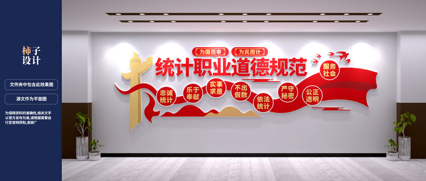 統(tǒng)計(jì)文化墻