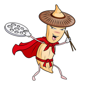 蓮藕大俠卡通