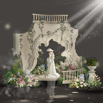 法式花園婚禮小景