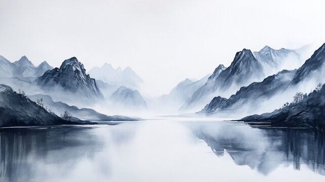 大氣高清意境山水
