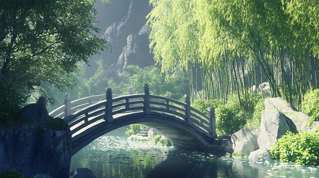 游戲場(chǎng)景竹橋